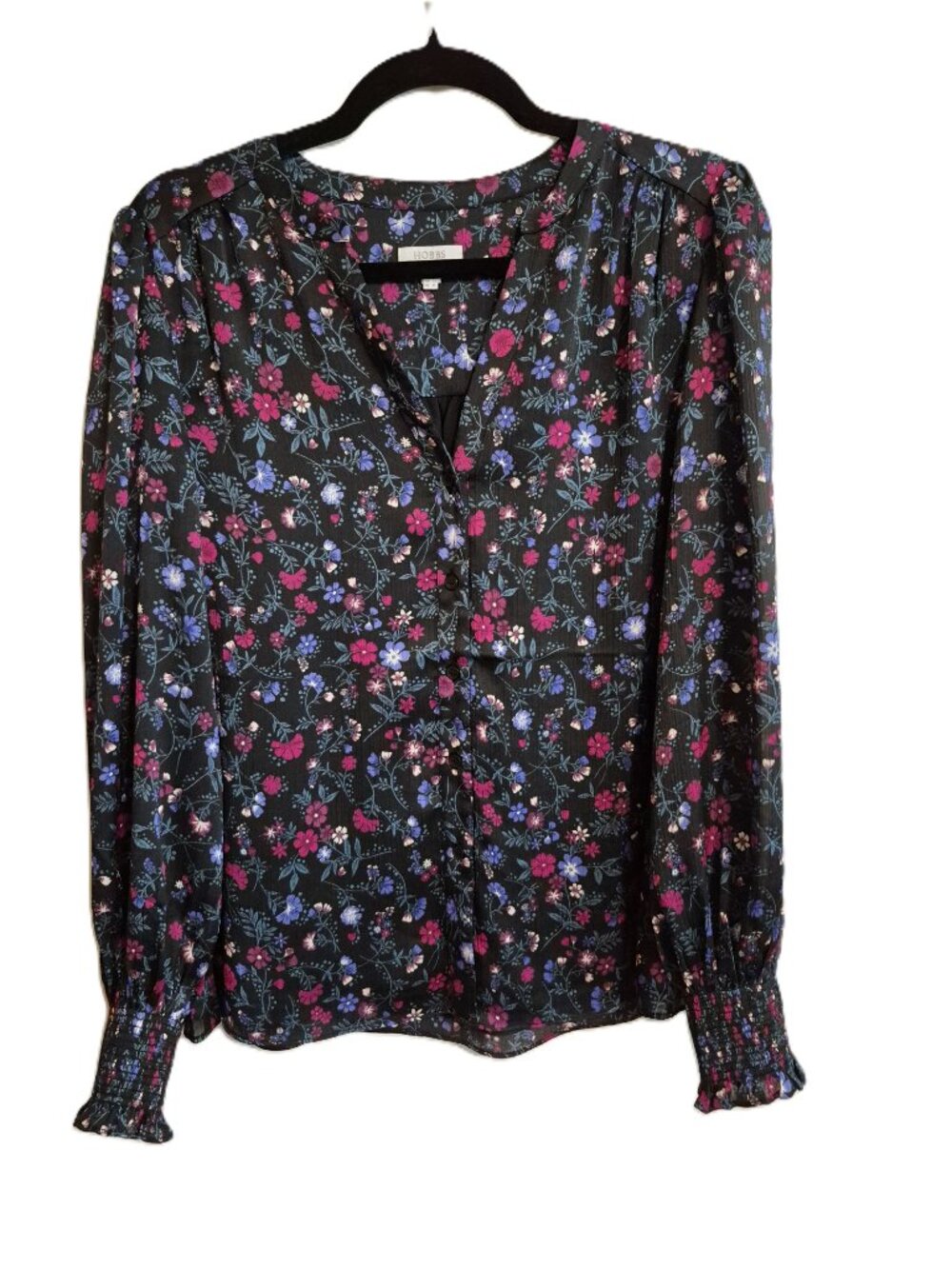 Hobbs London Floral Blouse NWOT